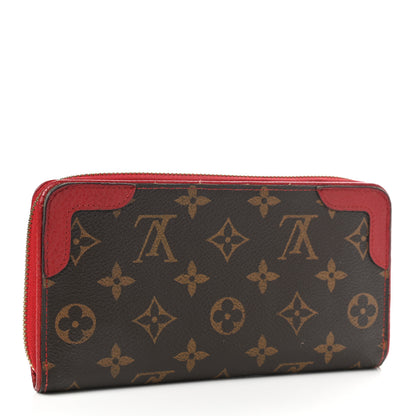 Louis Vuitton Monogram Retiro Zippy Wallet Cherry 3 of 17