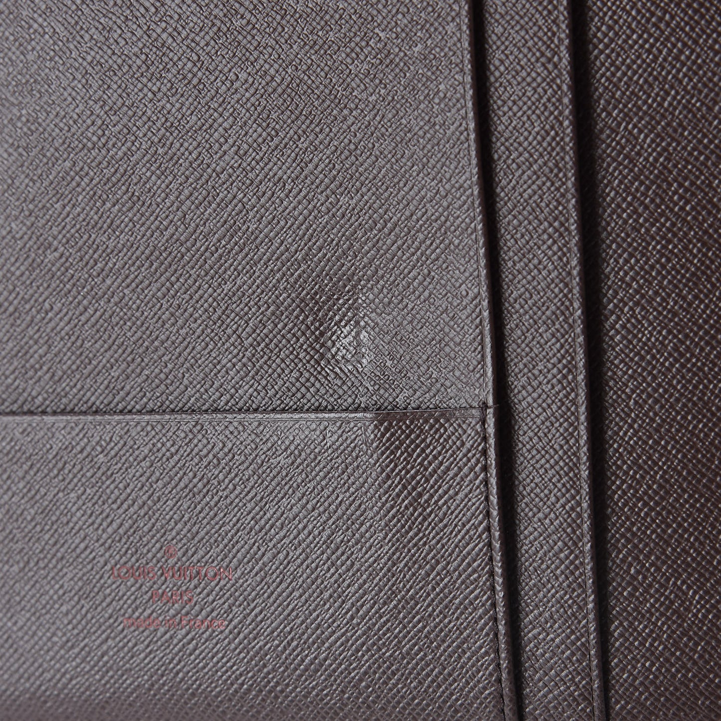 Damier Ebene Large Ring Agenda Cover