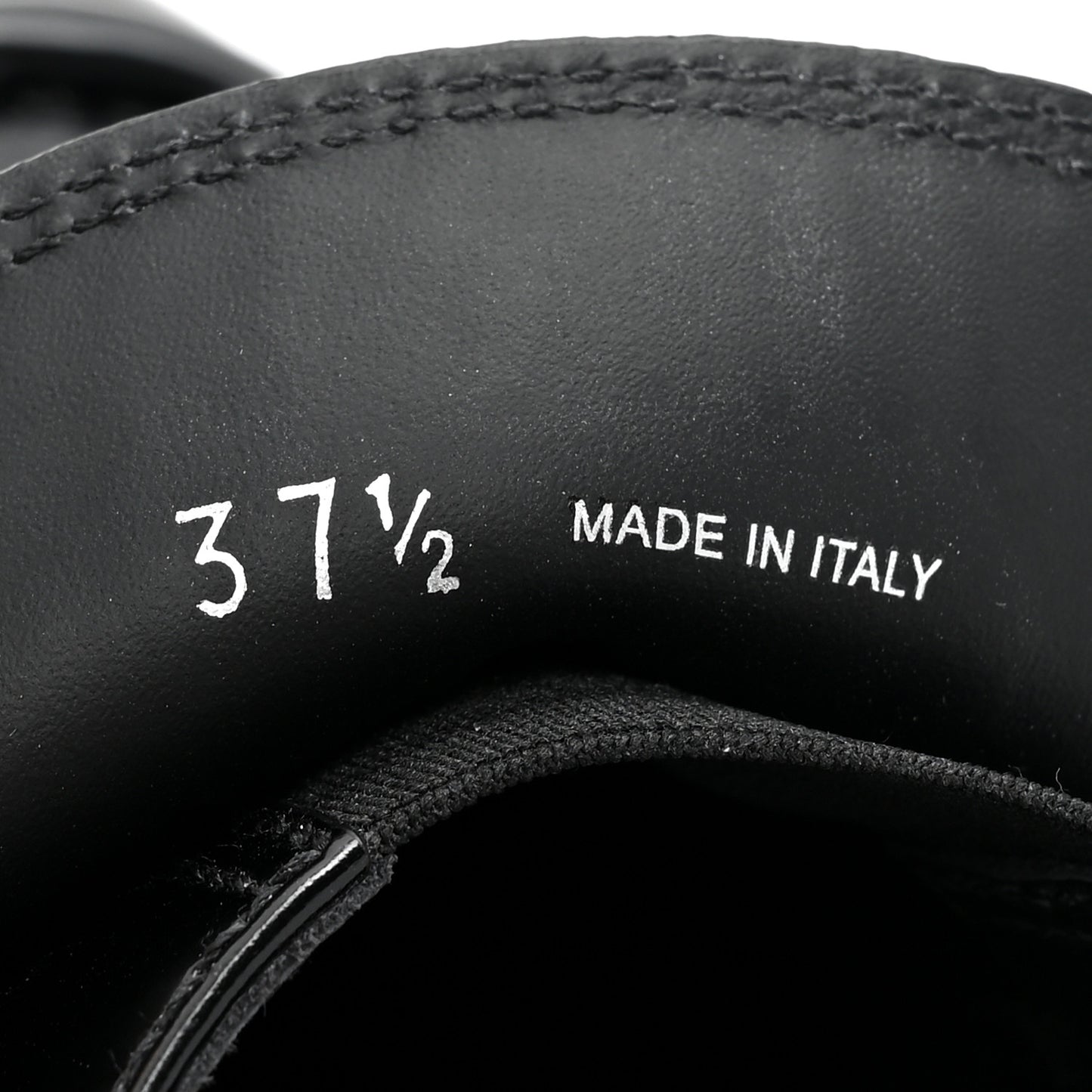 Spazzolato Metal Triangle Logo 50mm Loafers 37.5 Black