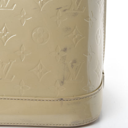 Louis Vuitton Vernis Alma MM Blanc Corail 16 of 27