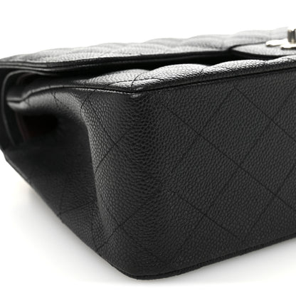 Chanel Caviar Quilted Jumbo Double Flap Black 9 of 10