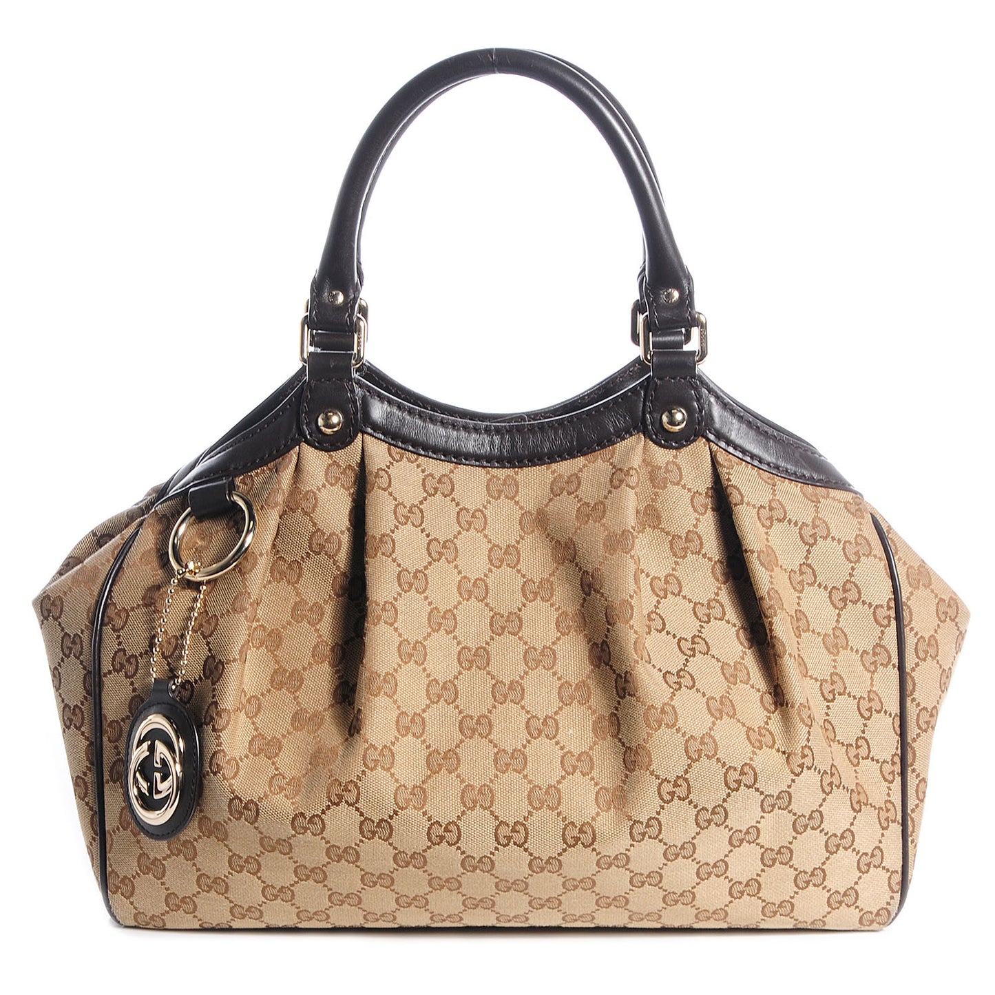 Monogram Medium Sukey Tote Dark Brown