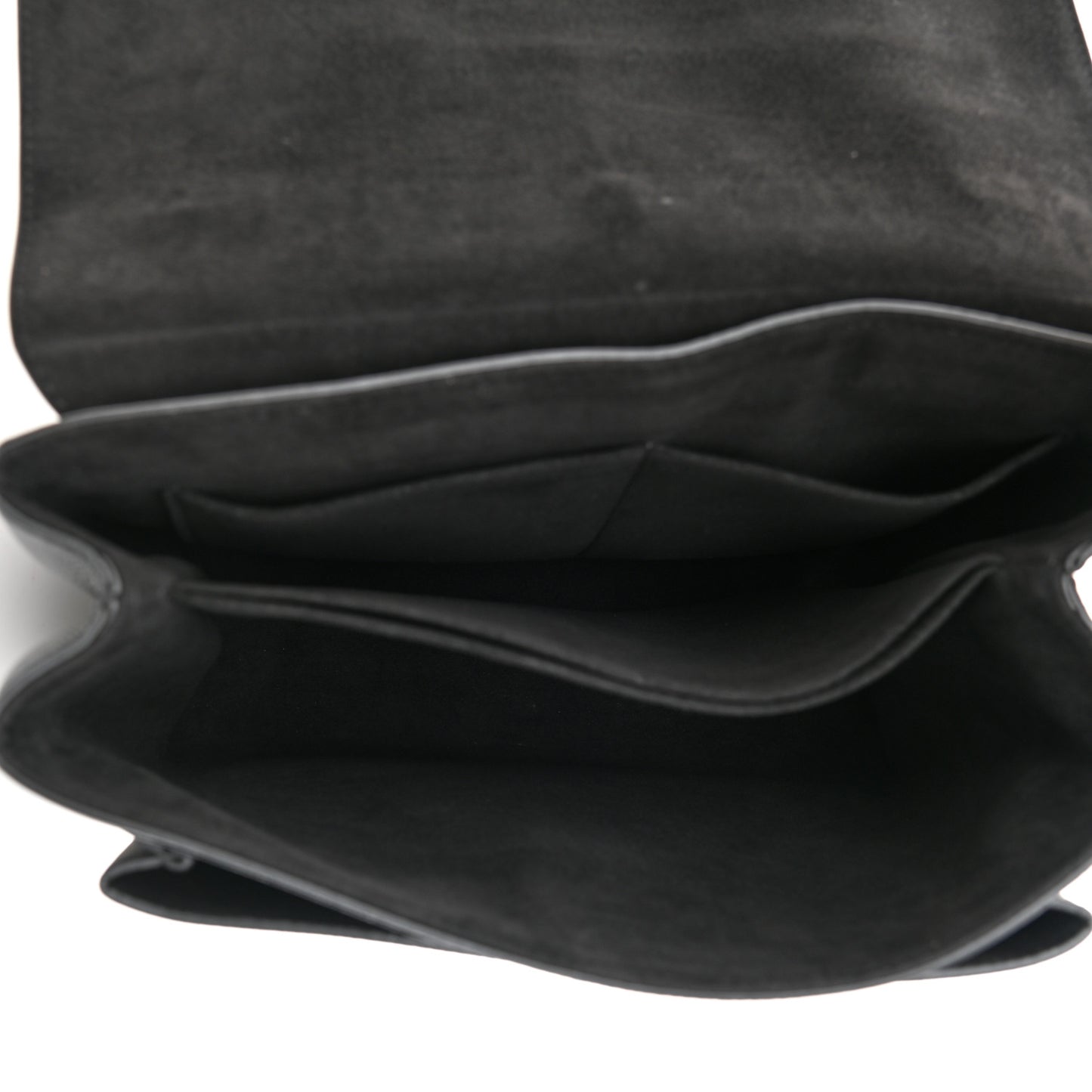 Soft Calfskin My Lockme Top Handle Black