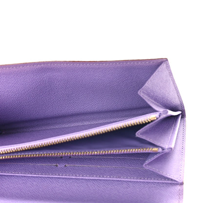 Louis Vuitton Monogram Multicolor Sarah Wallet Black Violet 5 of 9