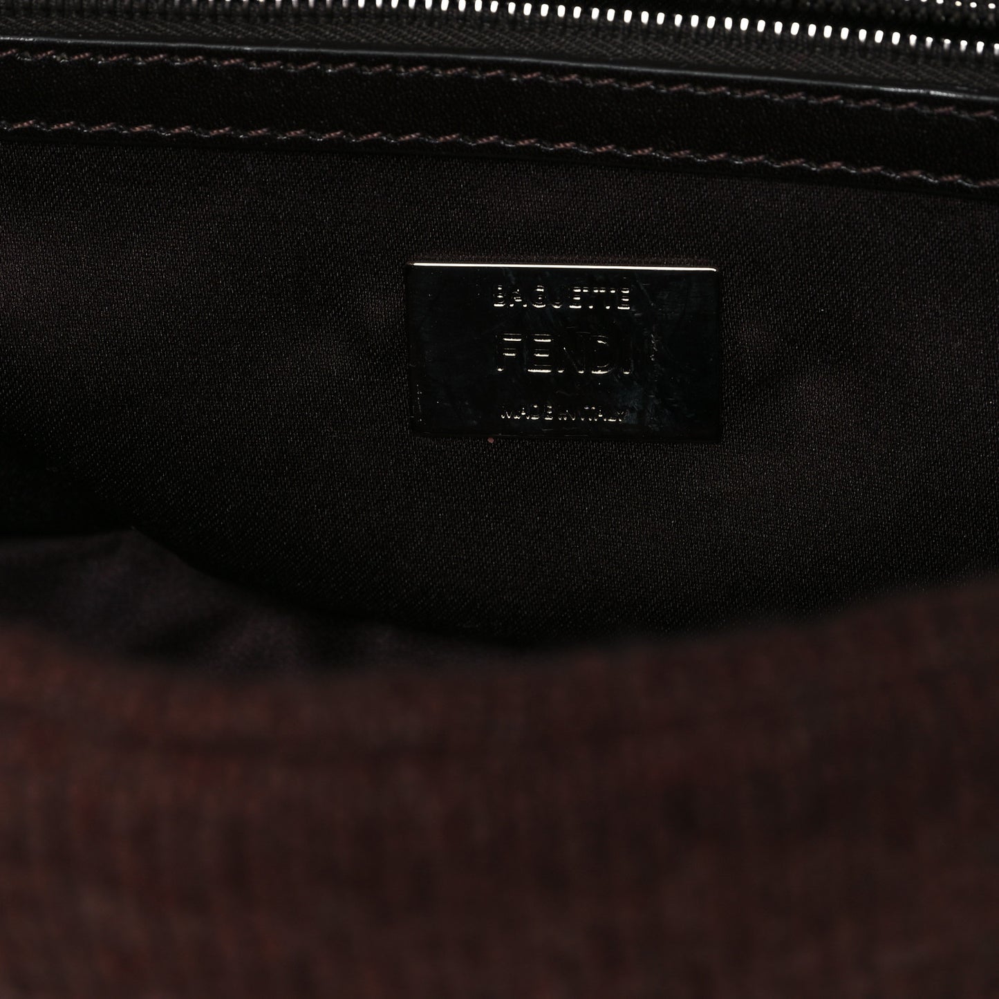 Cashmere Vitello Grace Baguette Brown