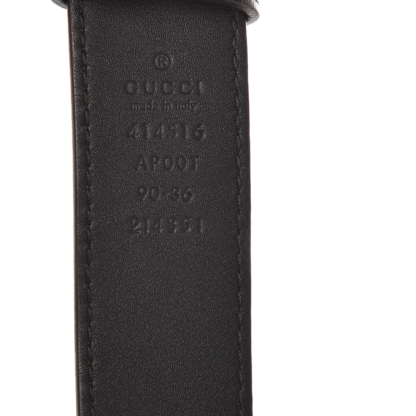 Moon Calfskin Double G 30mm Belt 90 36 Dark Cocoa
