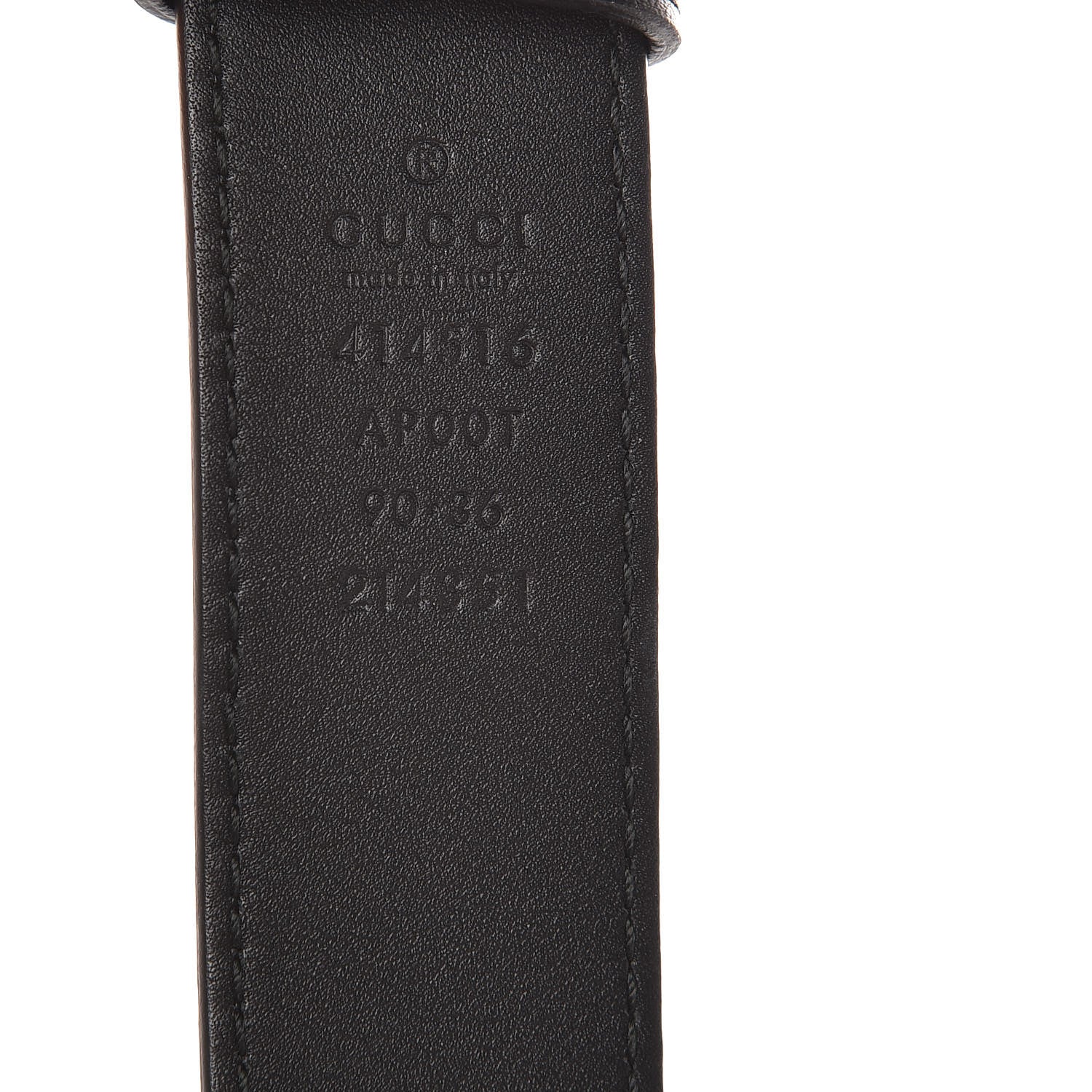 Gucci Moon Calfskin Double G 30mm Belt 90 36 Dark Cocoa 4 of 6