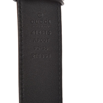 Gucci Moon Calfskin Double G 30mm Belt 90 36 Dark Cocoa 4 of 6