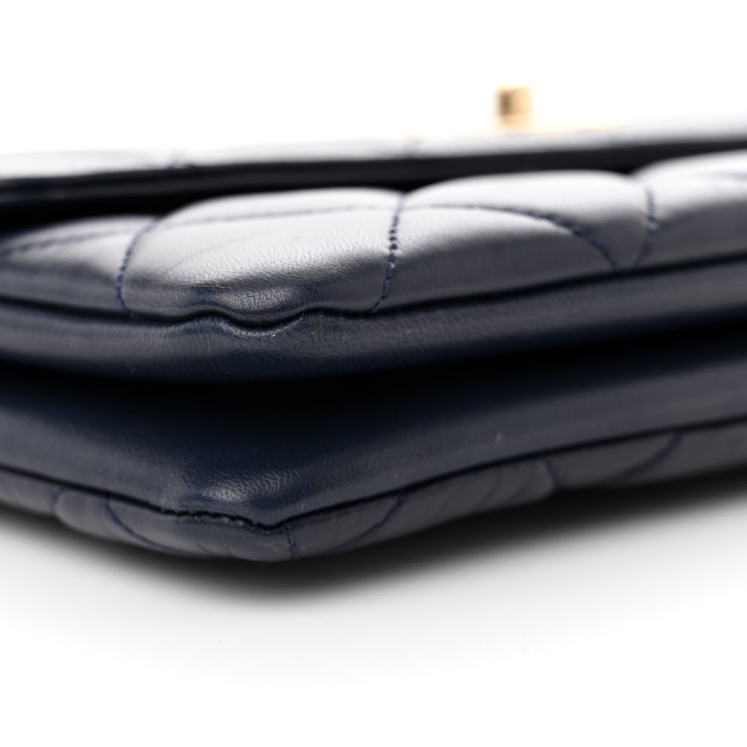 Chanel Lambskin Quilted Medium Trendy CC Flap Navy Blue 9 of 11
