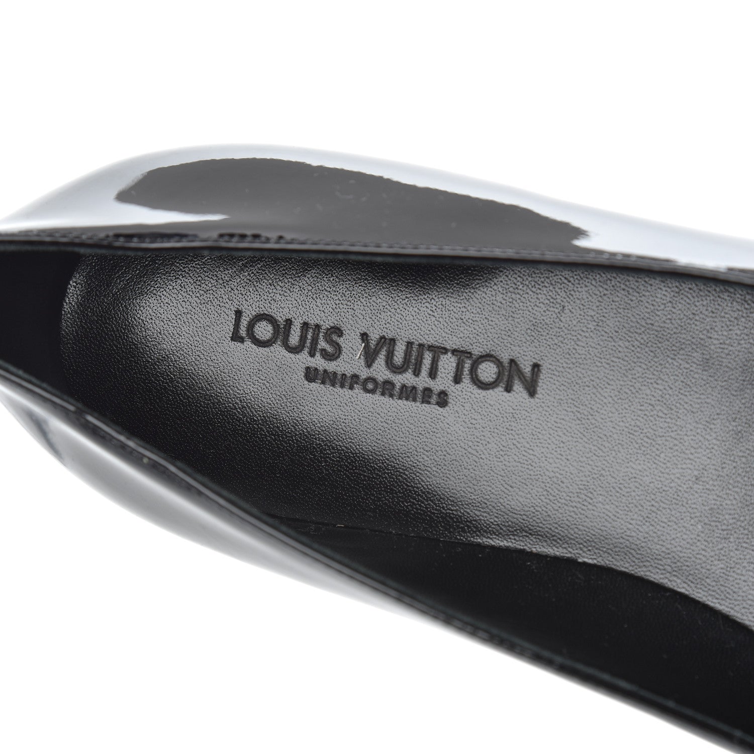 Louis Vuitton Patent Uniformes Ballet Flats 37.5 Black 6 of 10