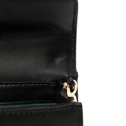 Bulgari Calfskin Serpenti Forever Shoulder Bag Black 11 of 12