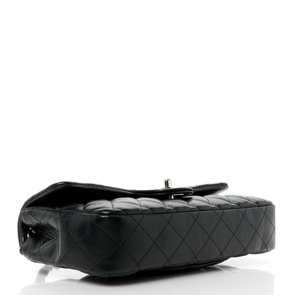 Chanel Lambskin Quilted East West Flap Black 4 of 12