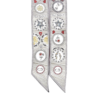 Christian Dior Silk Le Soleil Mitzah Scarf 6 of 6