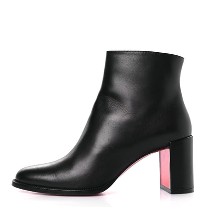 Christian Louboutin Calfskin Adoxa 70 Ankle Boots 37 Black 1 of 8