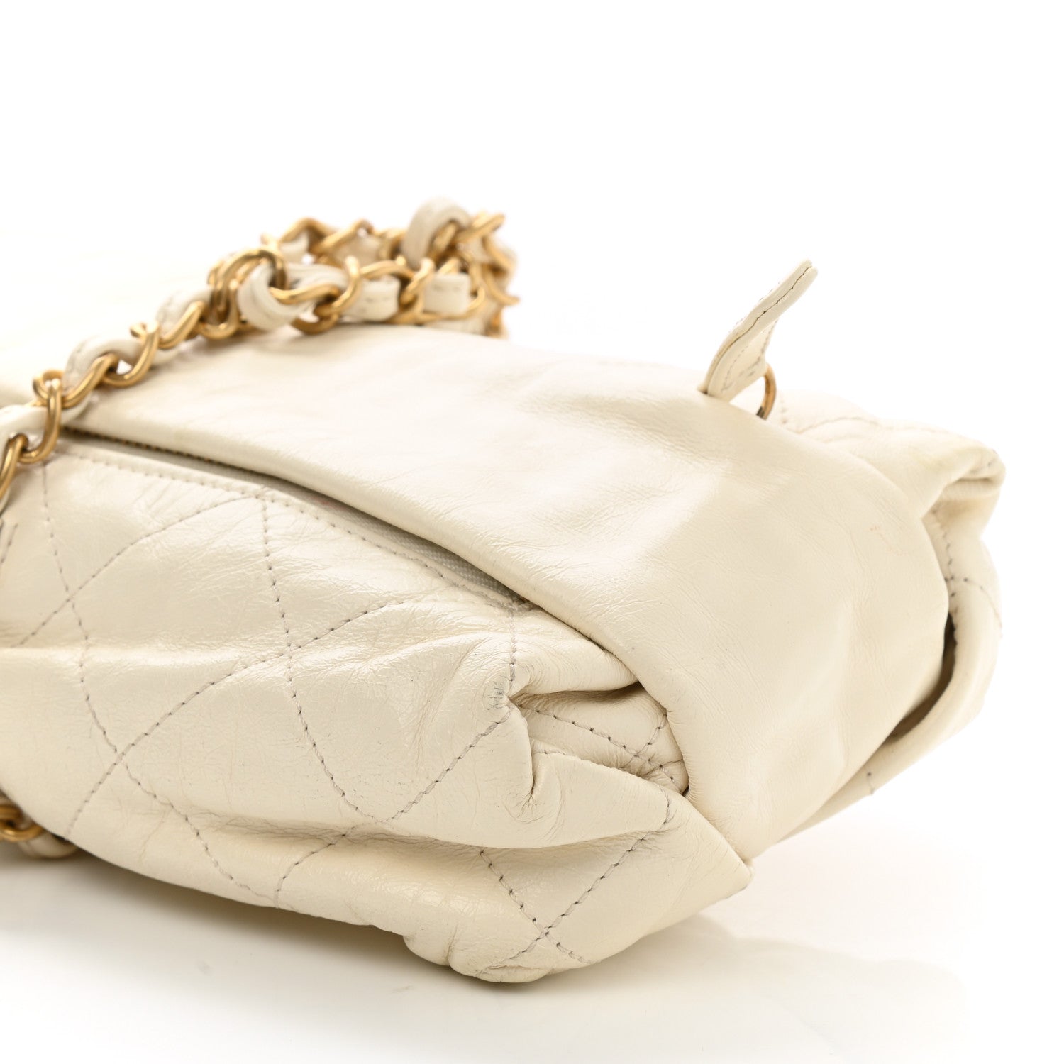 Chanel Calfskin Quilted Baluchon White 11 of 11