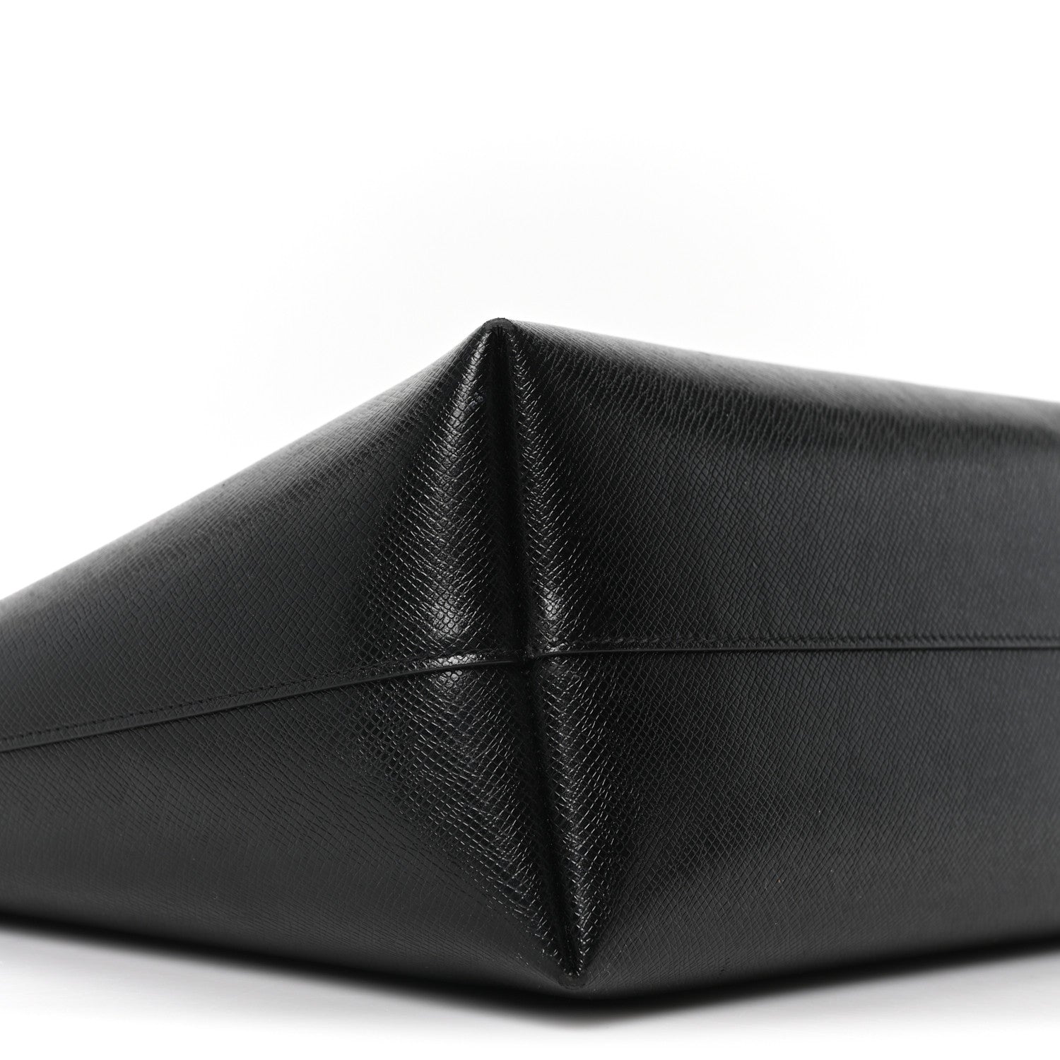 Saint Laurent Calfskin Large Shopping Tote Black 10 of 11