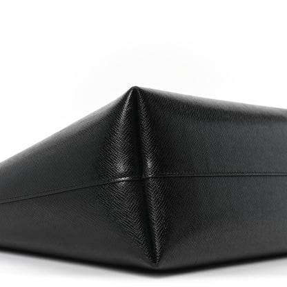 Saint Laurent Calfskin Large Shopping Tote Black 10 of 11