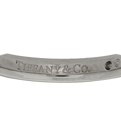 Tiffany Platinum Diamond Elsa Peretti Band Ring 50 5.5 4 of 5