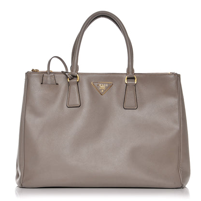 Prada Saffiano Large Galleria Double Zip Tote Argilla 1 of 16