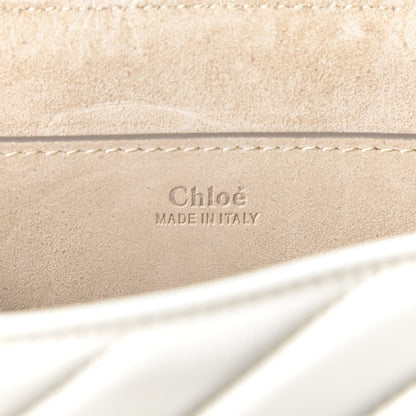 Chloe Calfskin Quilted Mini Drew Bijou Shoulder Bag Natural White 7 of 9