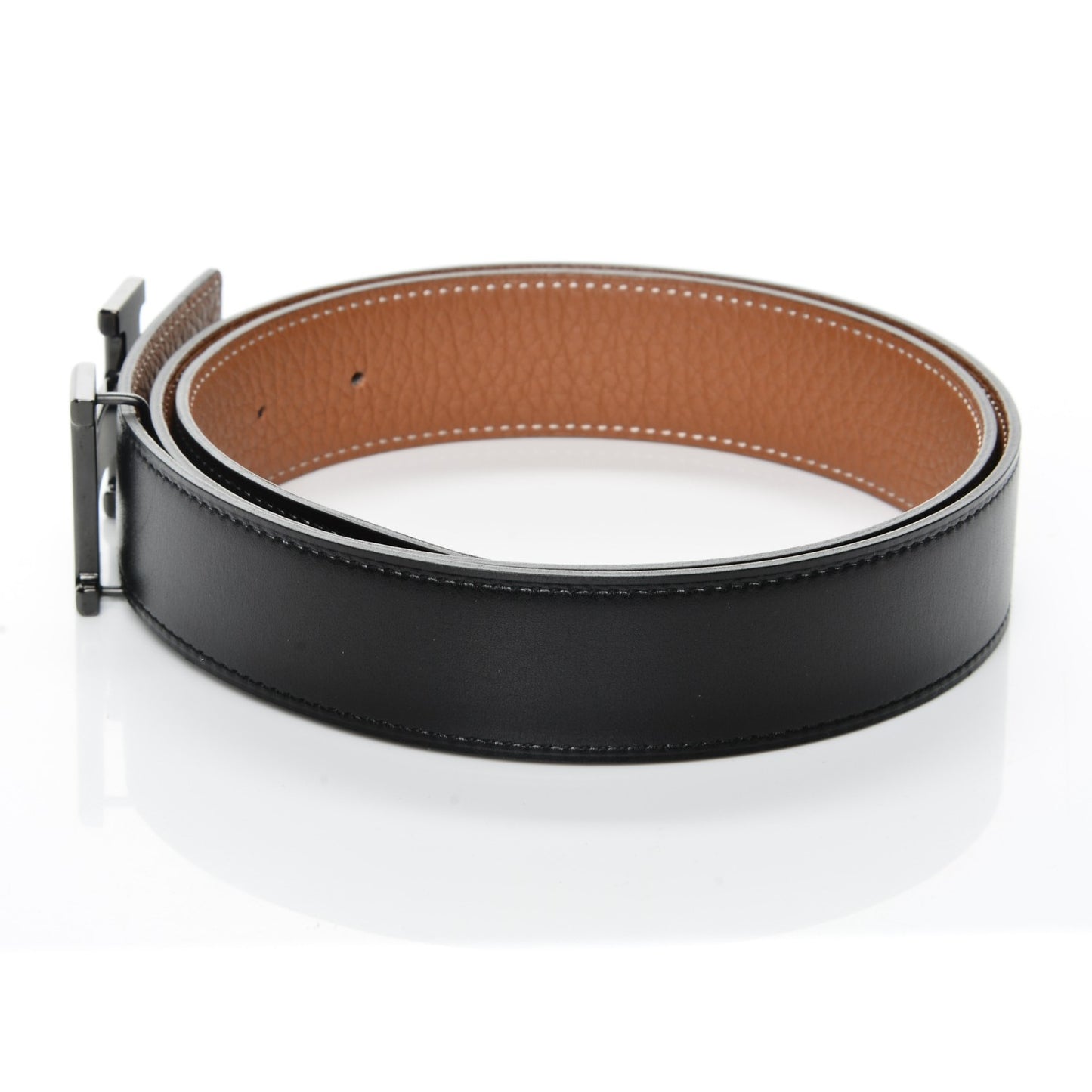 Box Togo So Black 32mm H Belt 90 Black Gold