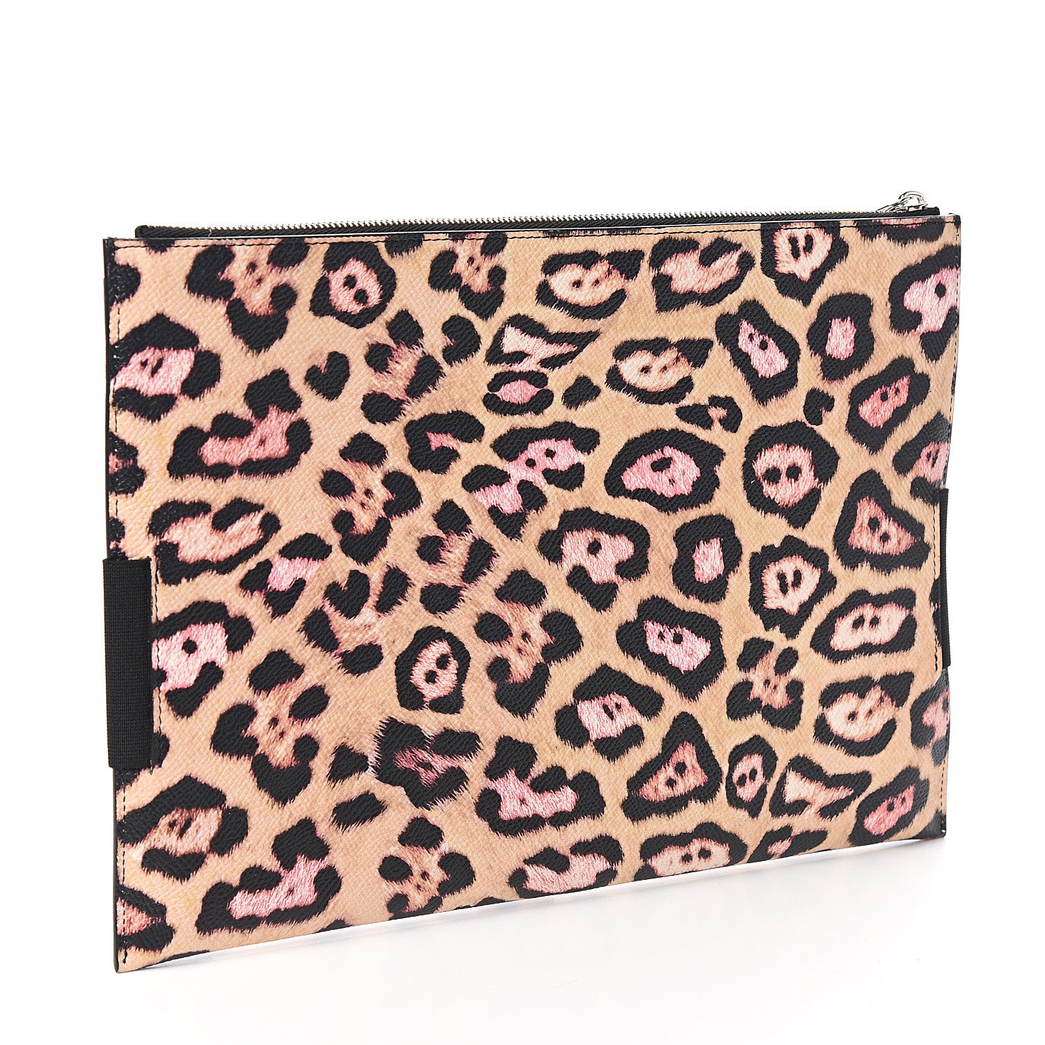 Givenchy Coated Canvas Jaguar Print Large Pouch 2 of 7