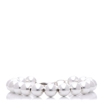 Tiffany Sterling Silver 10mm HardWear Ball Bracelet 1 of 6