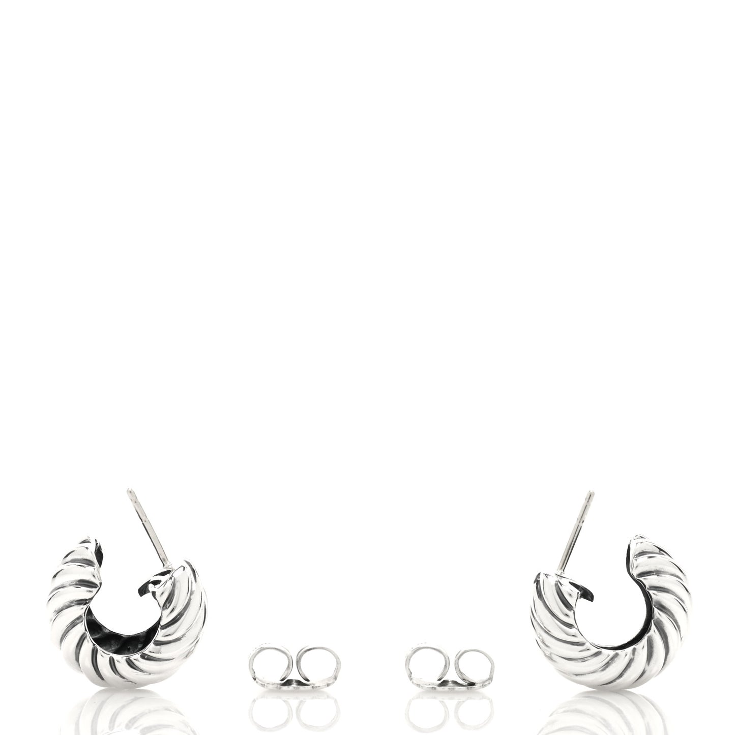 Sterling Silver Cable Classics Hoop Earrings