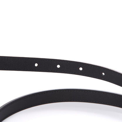 Gucci Skipper Calfskin Enamel GG 15mm Belt 85 34 Black 4 of 6
