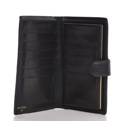 Chanel Caviar Timeless CC French Wallet Black 5 of 9