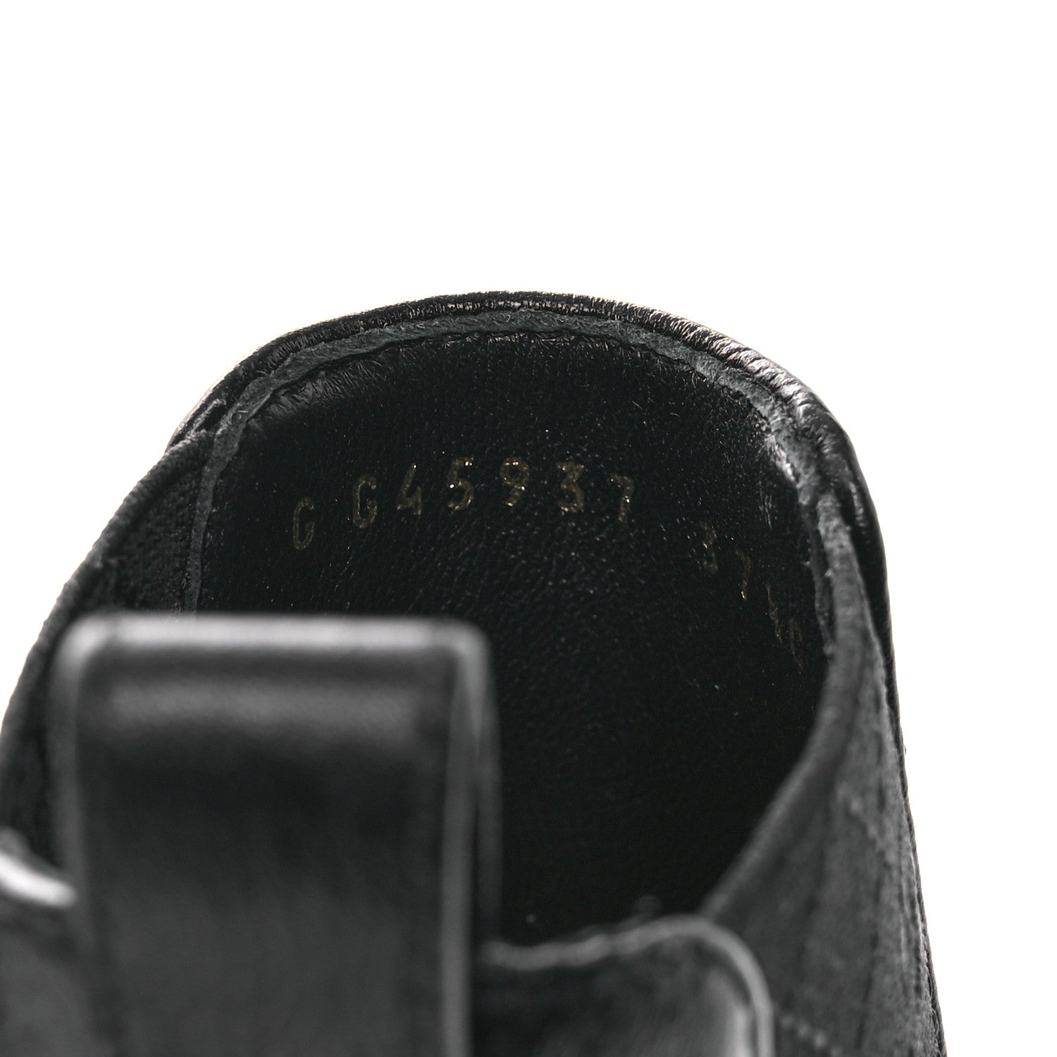 Chanel Shiny Grained Calfskin Patent Cap Toe Interlocking CC Short Boots 37.5 Black 10 of 12