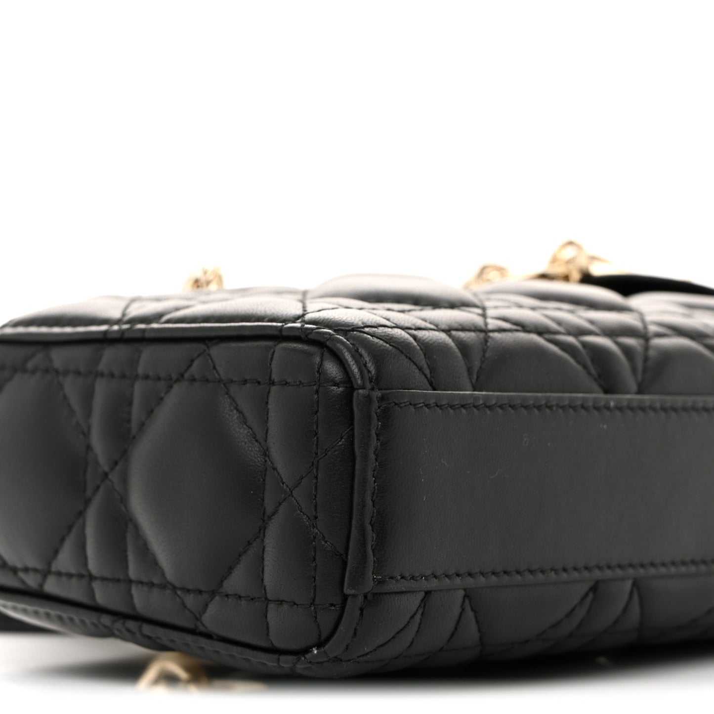 Lambskin Cannage Micro Lady D-Joy Black