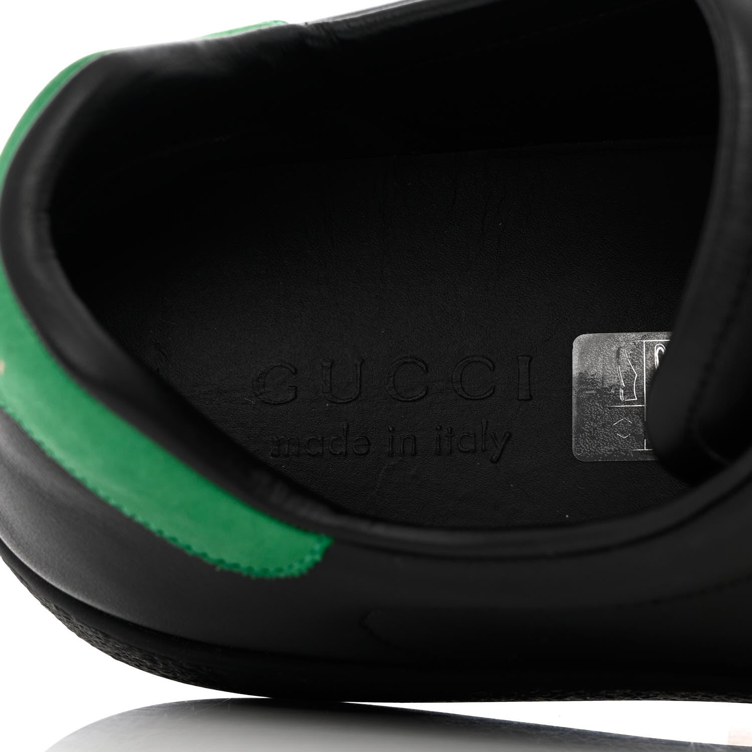 Gucci Calfskin Web Interlocking G Mens Ace Sneakers 9 Black 7 of 15