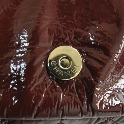 Chanel Vinyl Rock and Chain Medium Flap Bordeaux 11 of 12