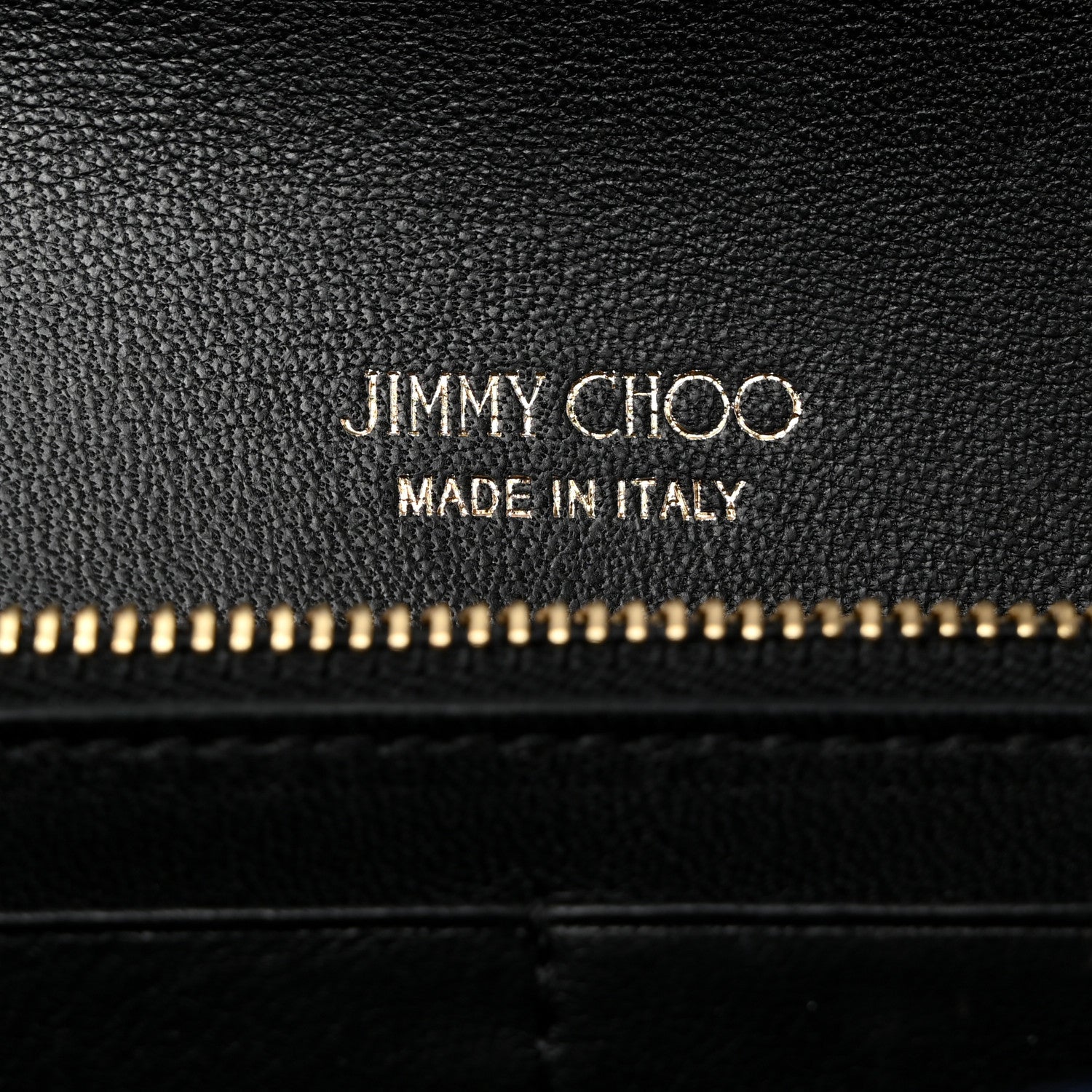Jimmy Choo Patent Milla Wallet on Chain Navy 6 of 8