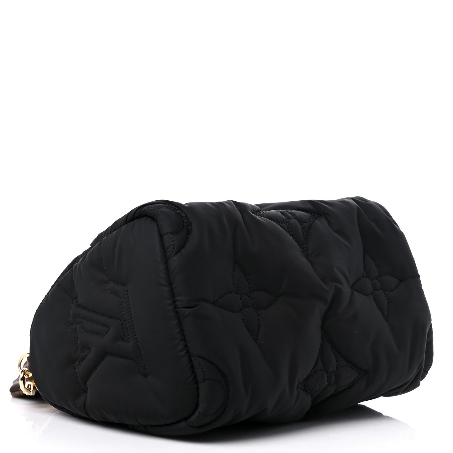 Econyl Mini Monogram Pillow Speedy Bandouliere 25 Black