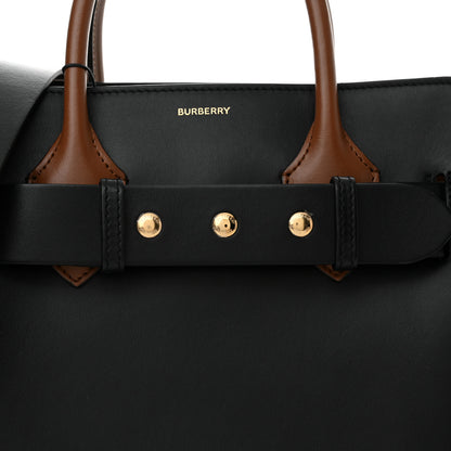 Burberry Smooth Calfskin Triple Stud Small Belt Bag Black Tan 9 of 12