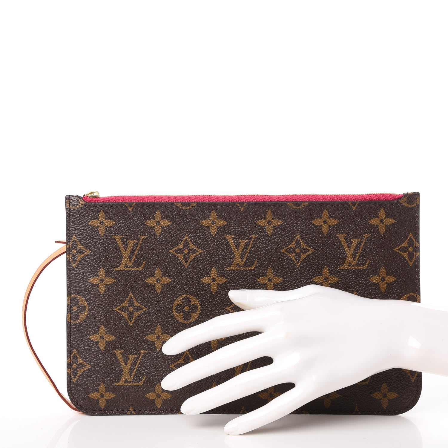 Louis Vuitton Monogram Neverfull MM GM Pochette Pivoine 2 of 8