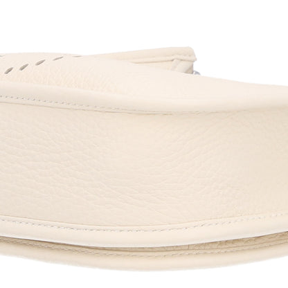 Hermes Taurillon Clemence Evelyne 23 Poche III Cream 10 of 10