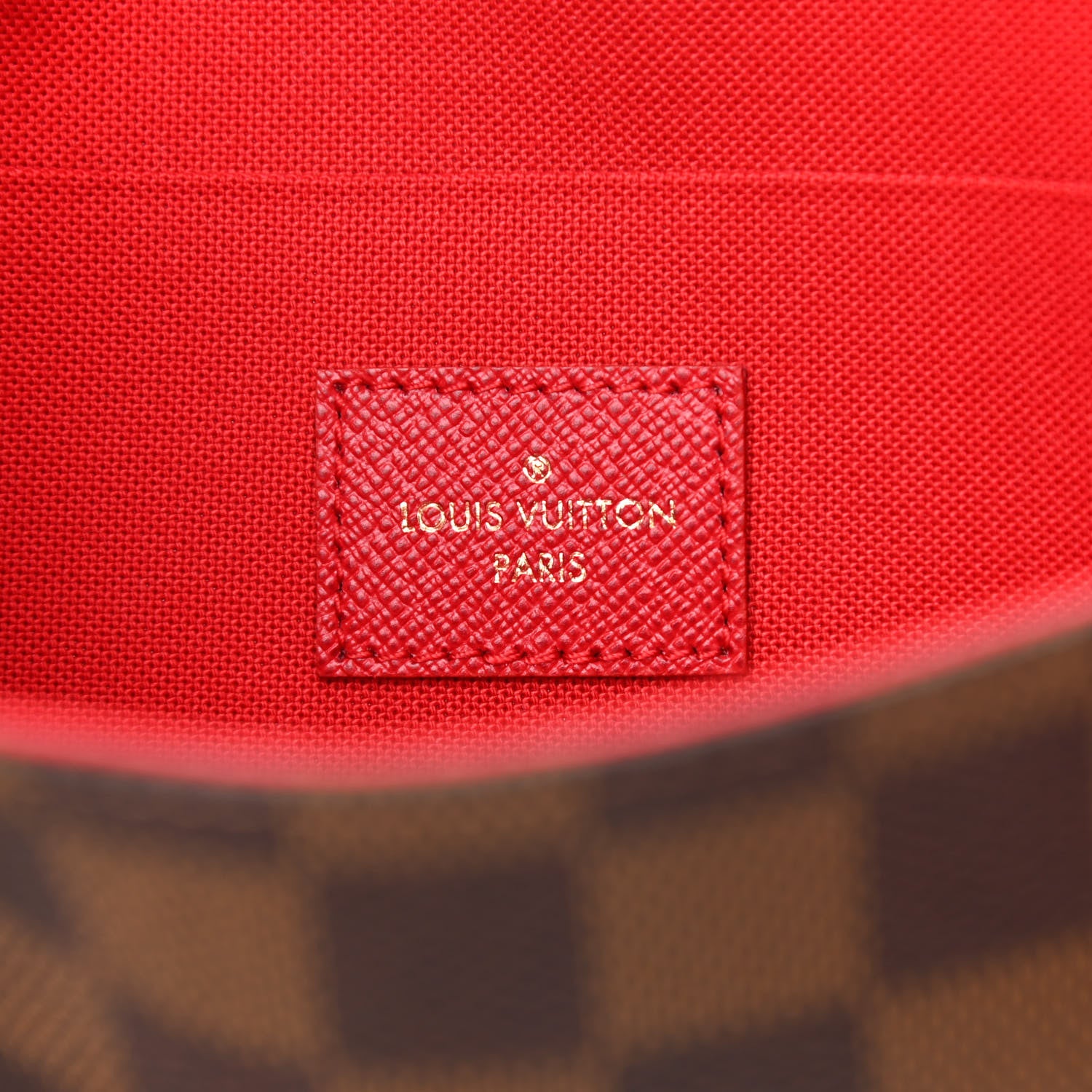Louis Vuitton Damier Ebene Pochette Felicie Chain Wallet 7 of 10