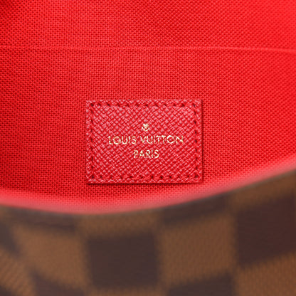 Louis Vuitton Damier Ebene Pochette Felicie Chain Wallet 7 of 10
