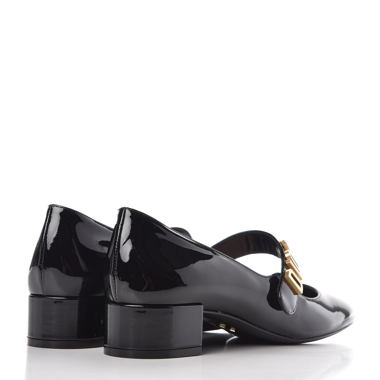 Patent Baby-D Ballet Pumps 38.5 Black