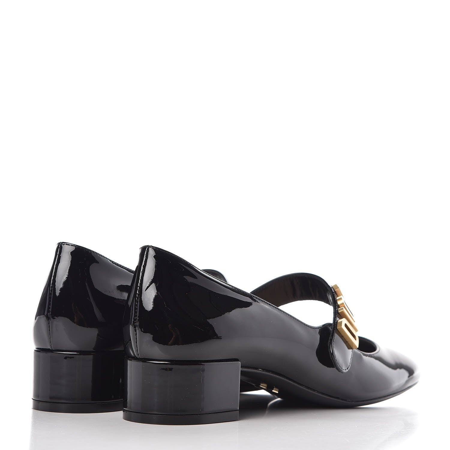 Christian Dior Patent Baby-D Ballet Pumps 38.5 Black 4 of 10