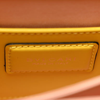 Bulgari Calfskin Serpenti Forever Top Handle Yellow 7 of 9