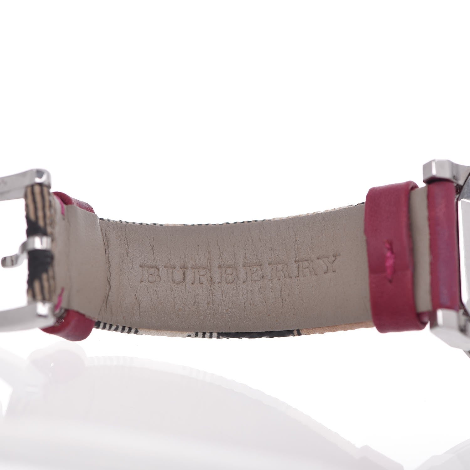 Burberry Stainless Steel Calfskin 38mm Nova Check Quartz Watch BU9149 7 of 7