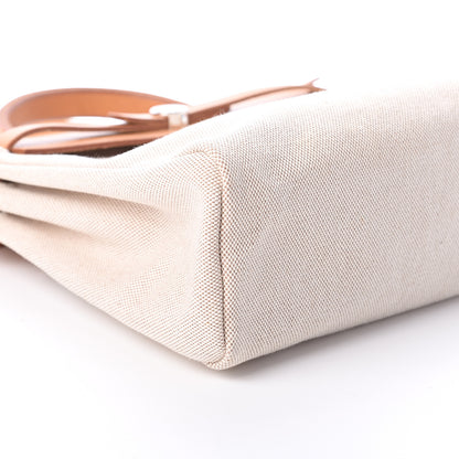 Hermes Toile Vache Calfskin Herbag 30 PM Natural 7 of 8