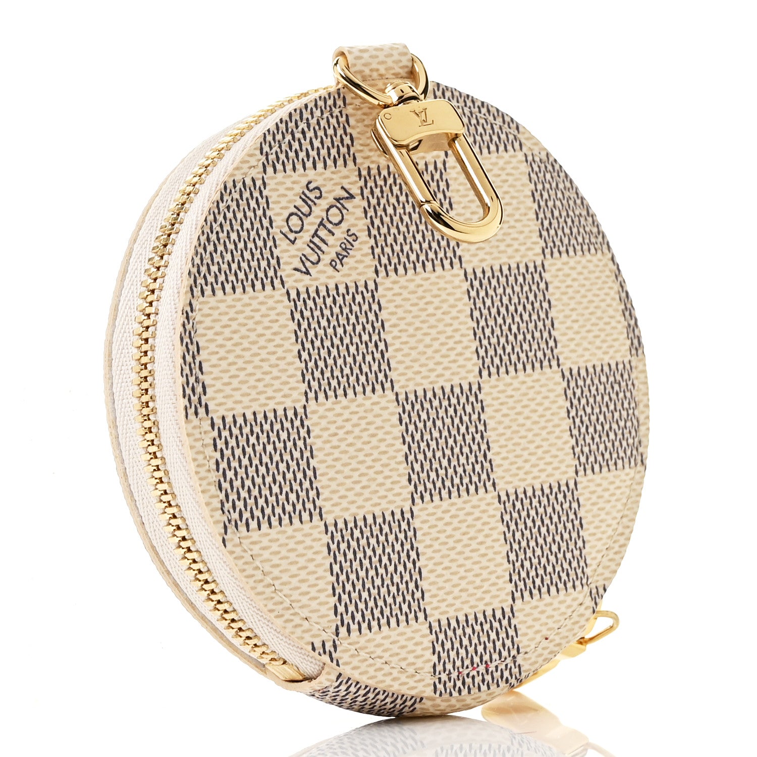 Louis Vuitton Damier Azur 2021 Christmas Animation Hollywood Bag Charm Fuchsia 3 of 8