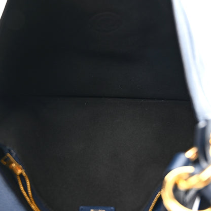 Tom Ford Grained Calfskin Large Tara Crossbody  Denim Blue 5 of 11