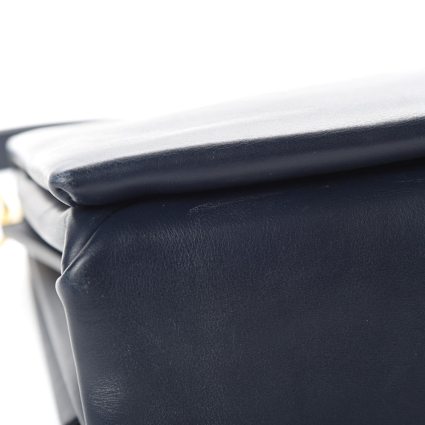 Calfskin Blade Flap Navy