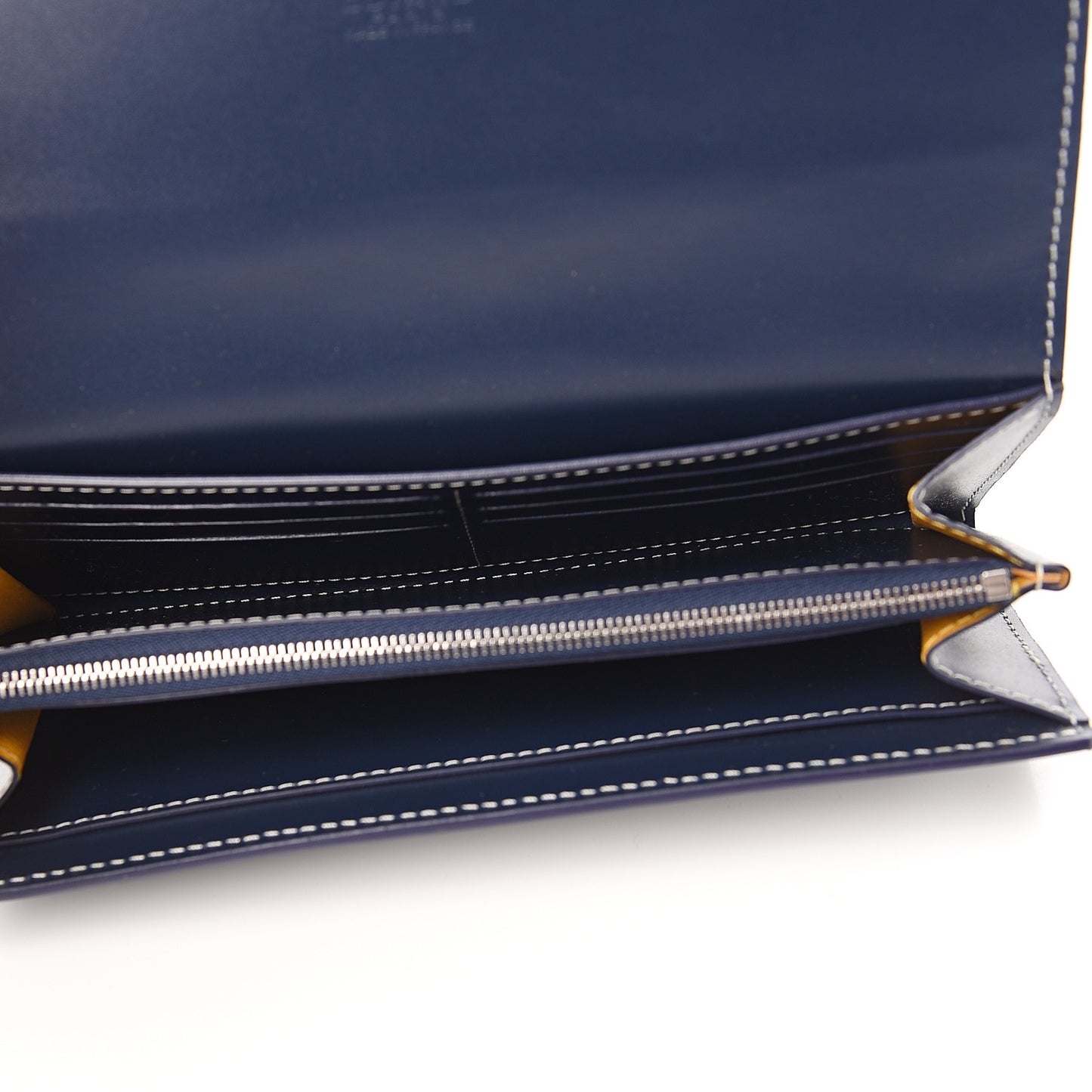 Goyardine Varenne Long Wallet Navy